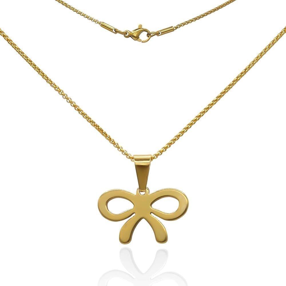 bow necklace  #766